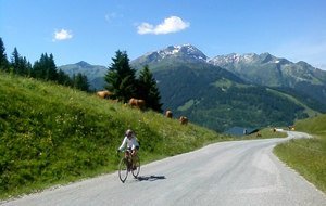 En haut du col du Pré