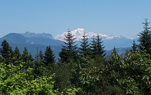Mt Blanc vu du col du Granier