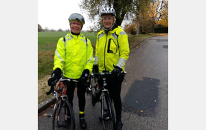 Danièle et Caty. 160km dont 120km sous la pluie, Est-ce raisonnable ?