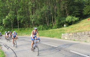 Laurent en tête du peloton dans le Télégraphe