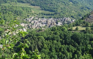 Un superbe point de vue sur Conques !