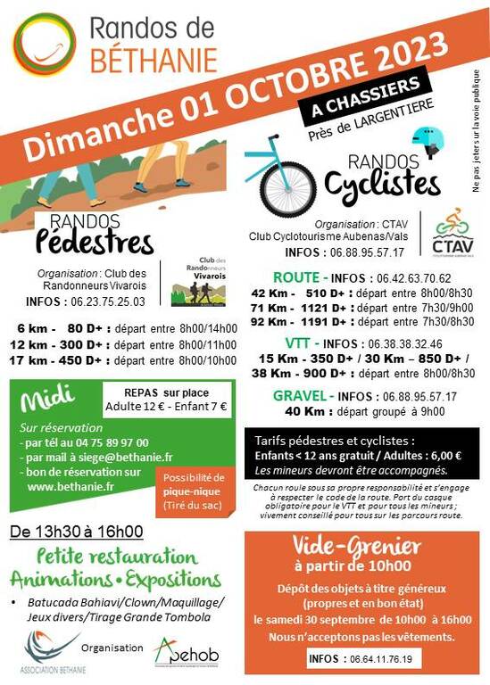 Rallye de Béthanie à Chassier Ardèche