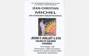 Concert Jean Christian Michel